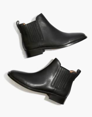 madewell black ankle boots