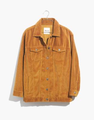 Oversized Jean Jacket: Corduroy Edition 
