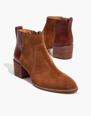 the asher boot in suede and leather