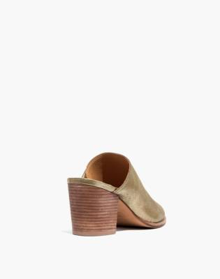 madewell gold mules