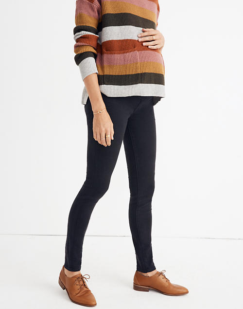 Maternity Over-the-Belly Skinny Jeans in Lunar Wash: TENCEL™ Denim 