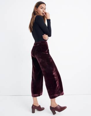 madewell velvet pants