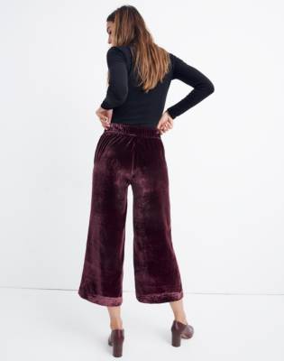 madewell velvet pants