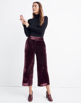 madewell velvet pants