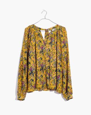 Madewell x Karen Walker® Silk Floral Gennaker Top