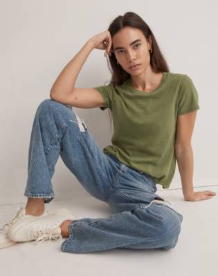 Madewell Northside Vintage Tee In Sweet Basil