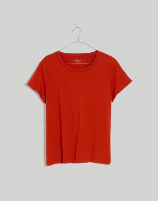Madewell Northside Vintage Tee In Dark Cinnabar