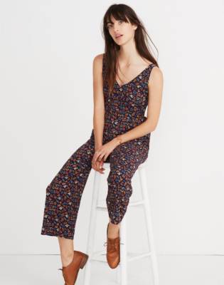 madewell v neck jumpsuit