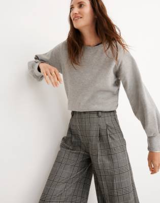 madewell plaid pants