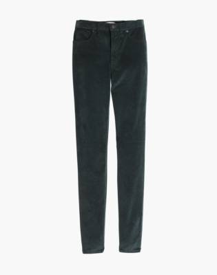 women's stretch velvet jeans