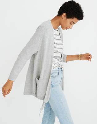 madewell gray cardigan