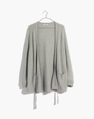 madewell gray cardigan
