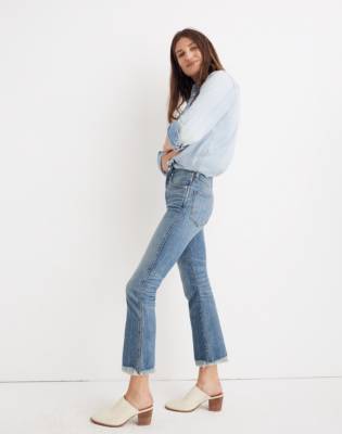 madewell cali demi boot jeans