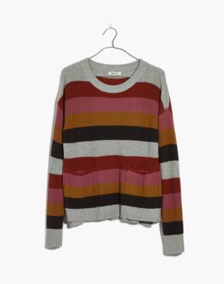 madewell patch pocket sweater jumpsuit