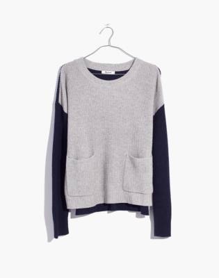 madewell patch pocket sweater skirt