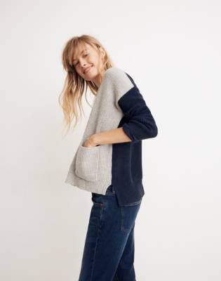 madewell patch pocket sweater skirt