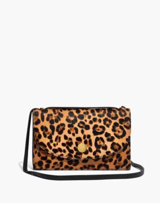 calf hair leopard bag