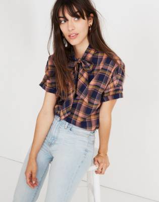 madewell short sleeve button down