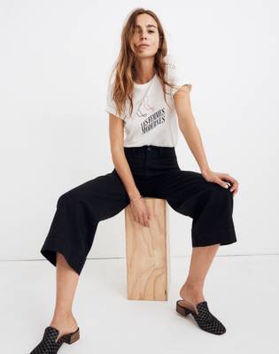 black cropped capri pants