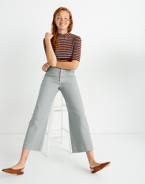 Women's Emmett Wide-Leg Crop Pants | Madewell