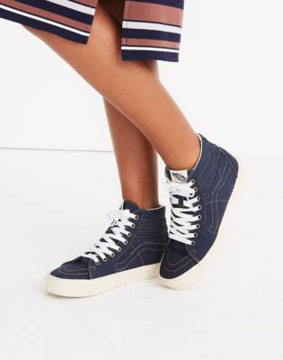 denim vans with patches