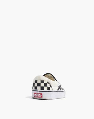 junior checkered vans