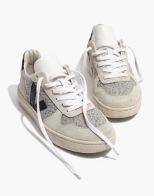 veja flannel sneakers