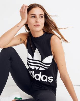 adidas women's trefoil tank