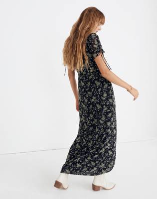 madewell tulip sleeve maxi dress