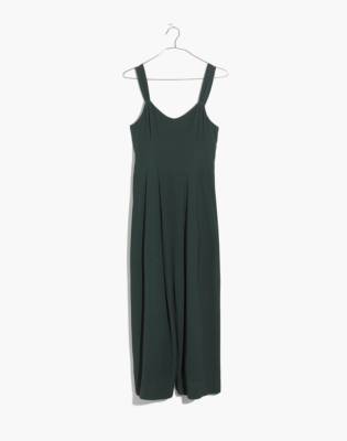 madewell tie strap midi dress