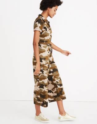 camo utility jumpsuit