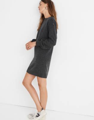 madewell boatneck sweater dress