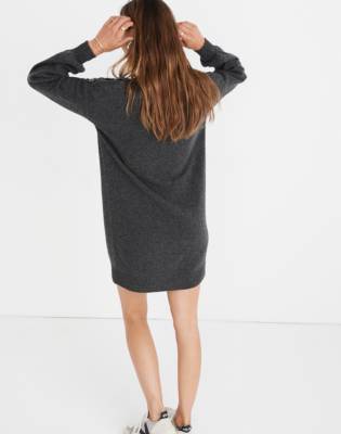 madewell boatneck sweater dress