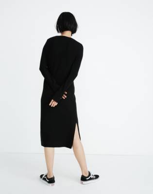 madewell midi sweater dress