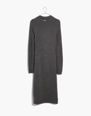 white cashmere sweater dress