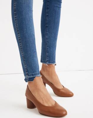 madewell drop hem jeans