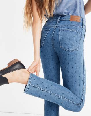 madewell dot jeans