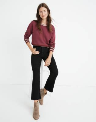 cali demi bootcut crop jeans madewell