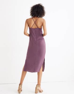 madewell apron slip dress