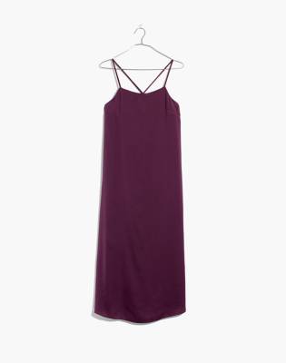 madewell apron slip dress