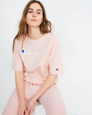 champion maxi cropped tee