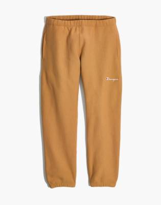 beige champion sweatpants