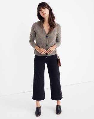 shrunken cardigan sweater