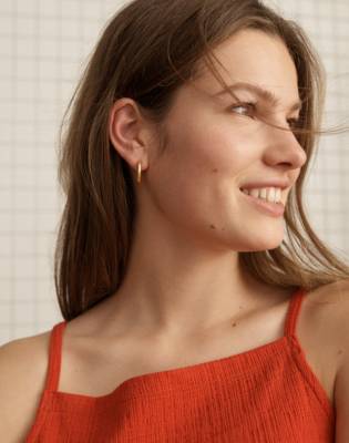 small hoop earrings