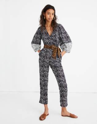 madewell puff sleeve jumpsuit