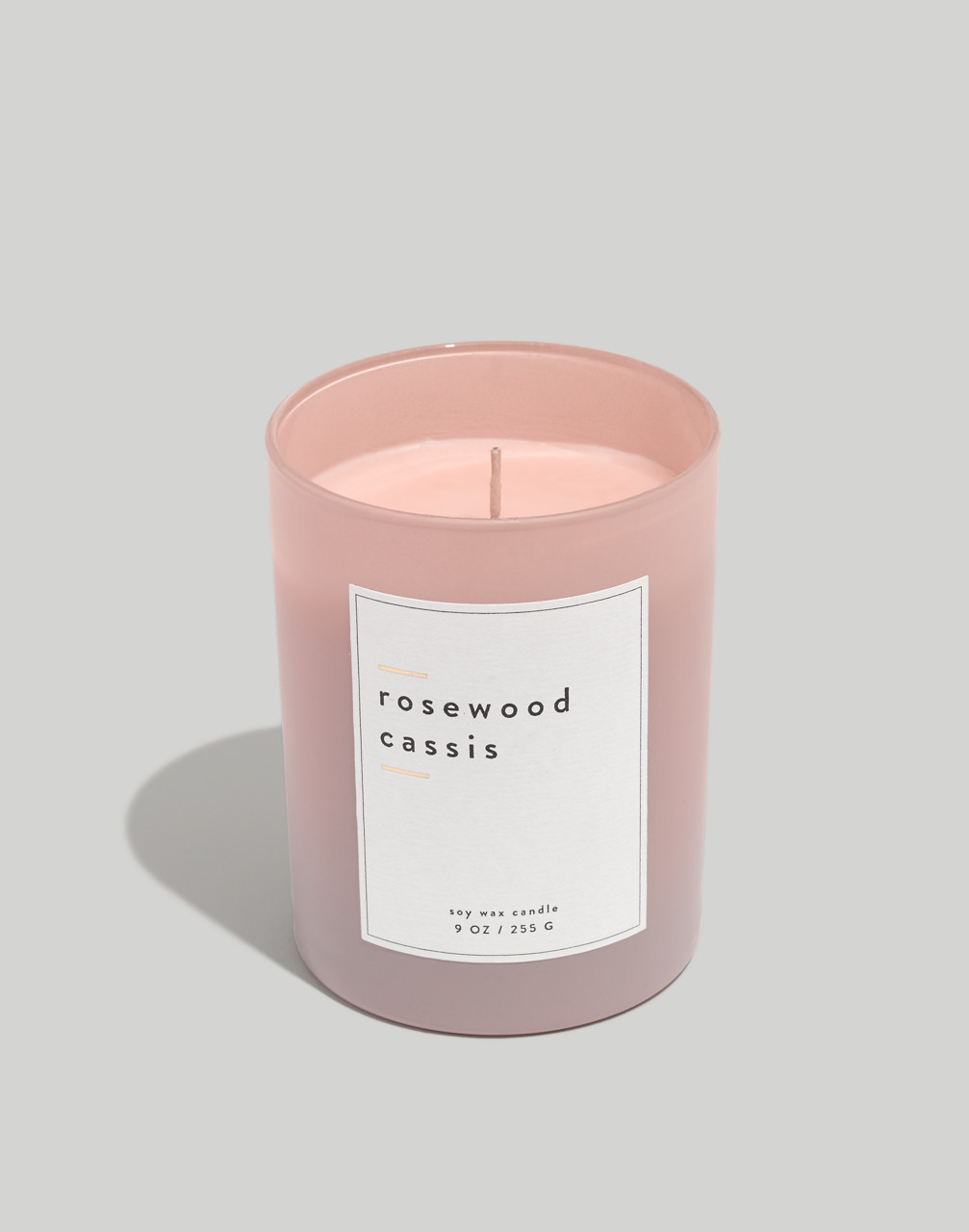Mw Large Matte Glass Candle In Neutrals