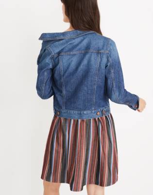 madewell shrunken jean jacket