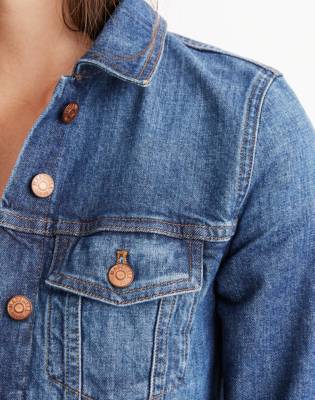 madewell shrunken stretch jean jacket