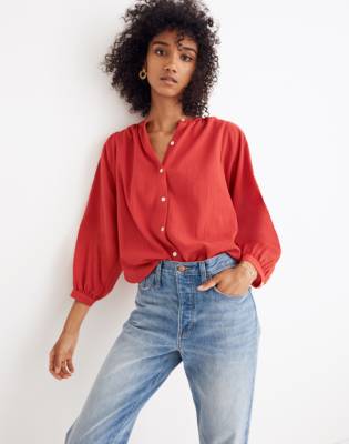 madewell peasant top