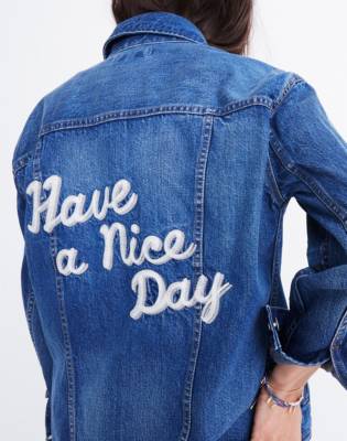 madewell classic denim jacket